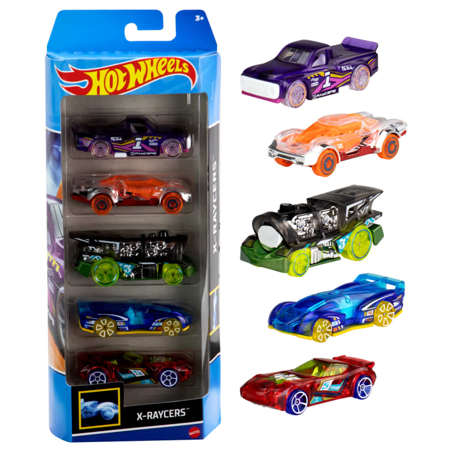 Hot Wheels Die-Cast Toy Vehicles (5-Piece) - Assortment