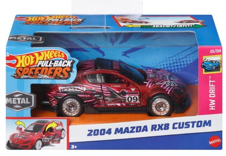 Corredores de retroceso Hot Wheels