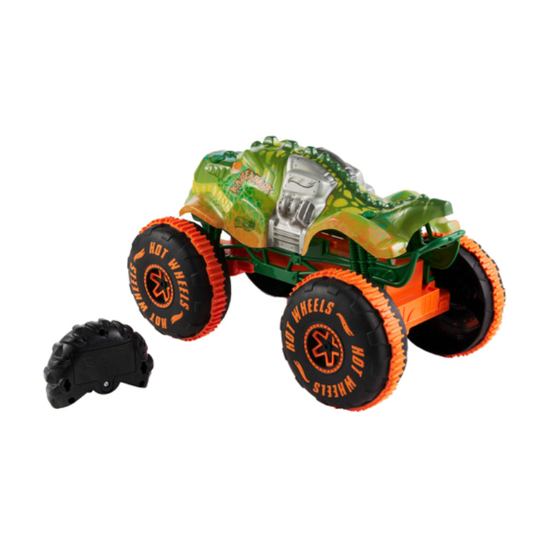 Hot Wheels Rageasaur 1:15 Scale Remote Control Monster Truck - Green