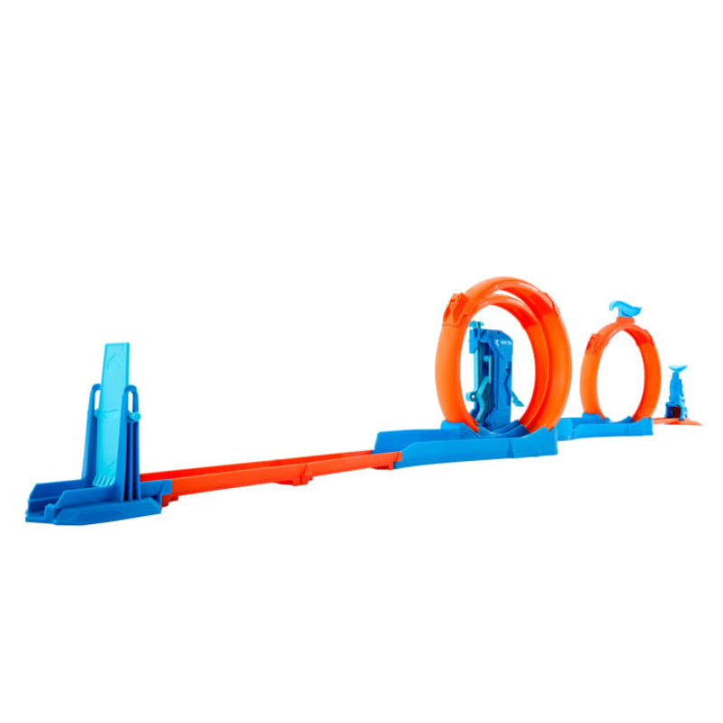 Hot Wheels Track Creator Building Toy Set with 3 Loops