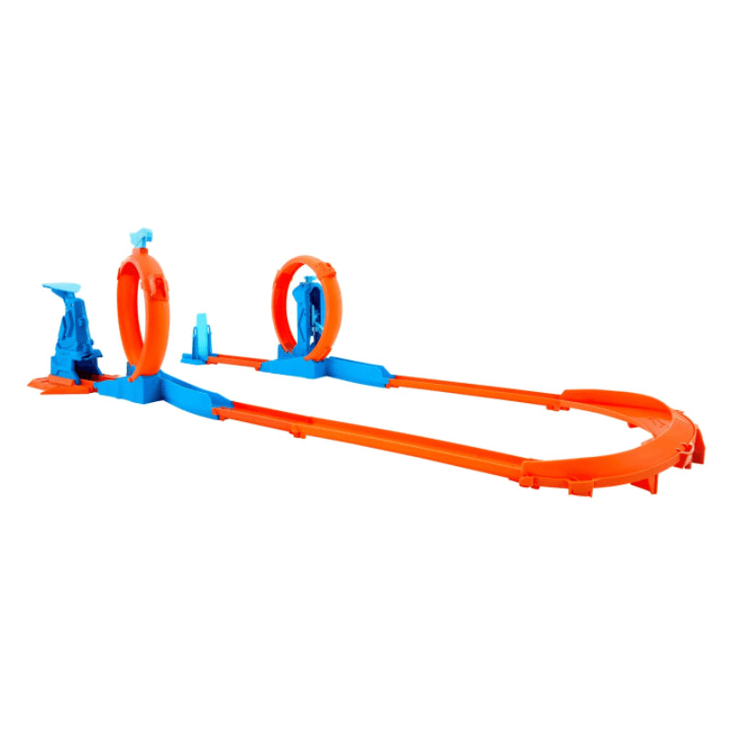 Hot Wheels Track Creator Building Toy Set with 3 Loops