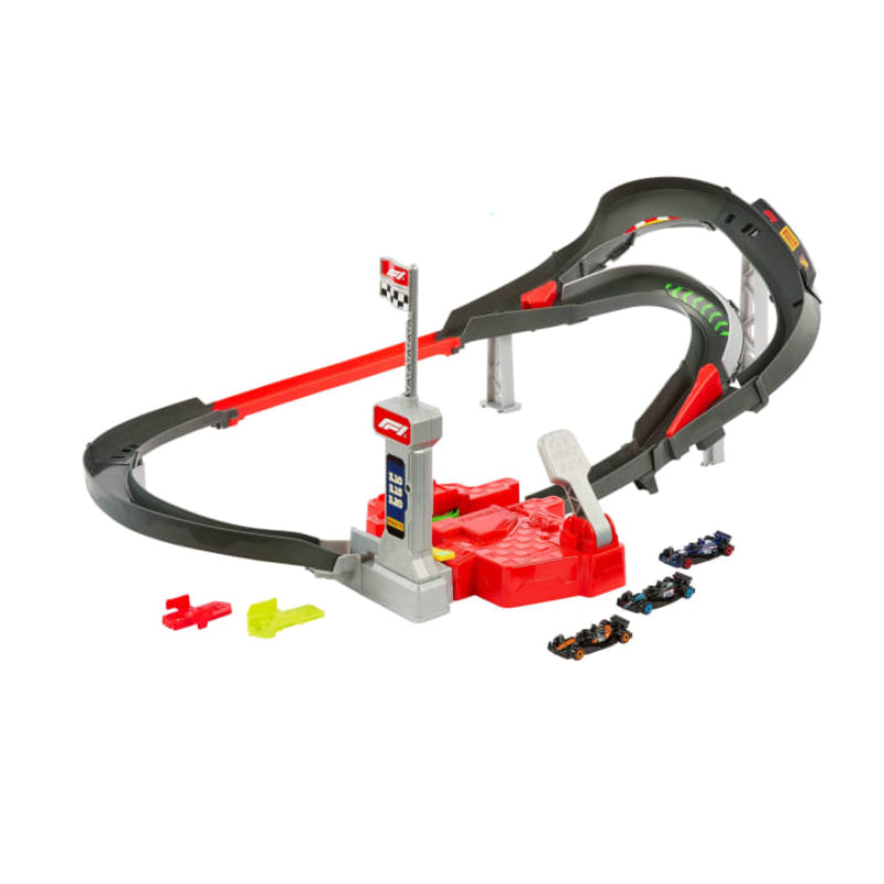 Mattel Hot Wheels Racing Formula 1 Sprint Race Circuit Track Set with 1:64 Scale Toy Cars