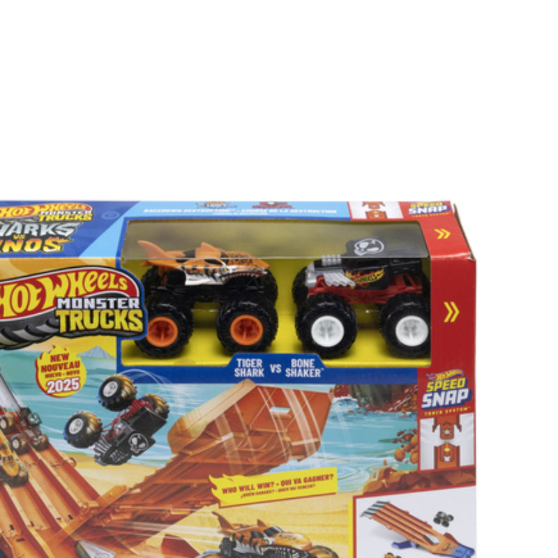 Hot Wheels Monster Trucks and Track Playset