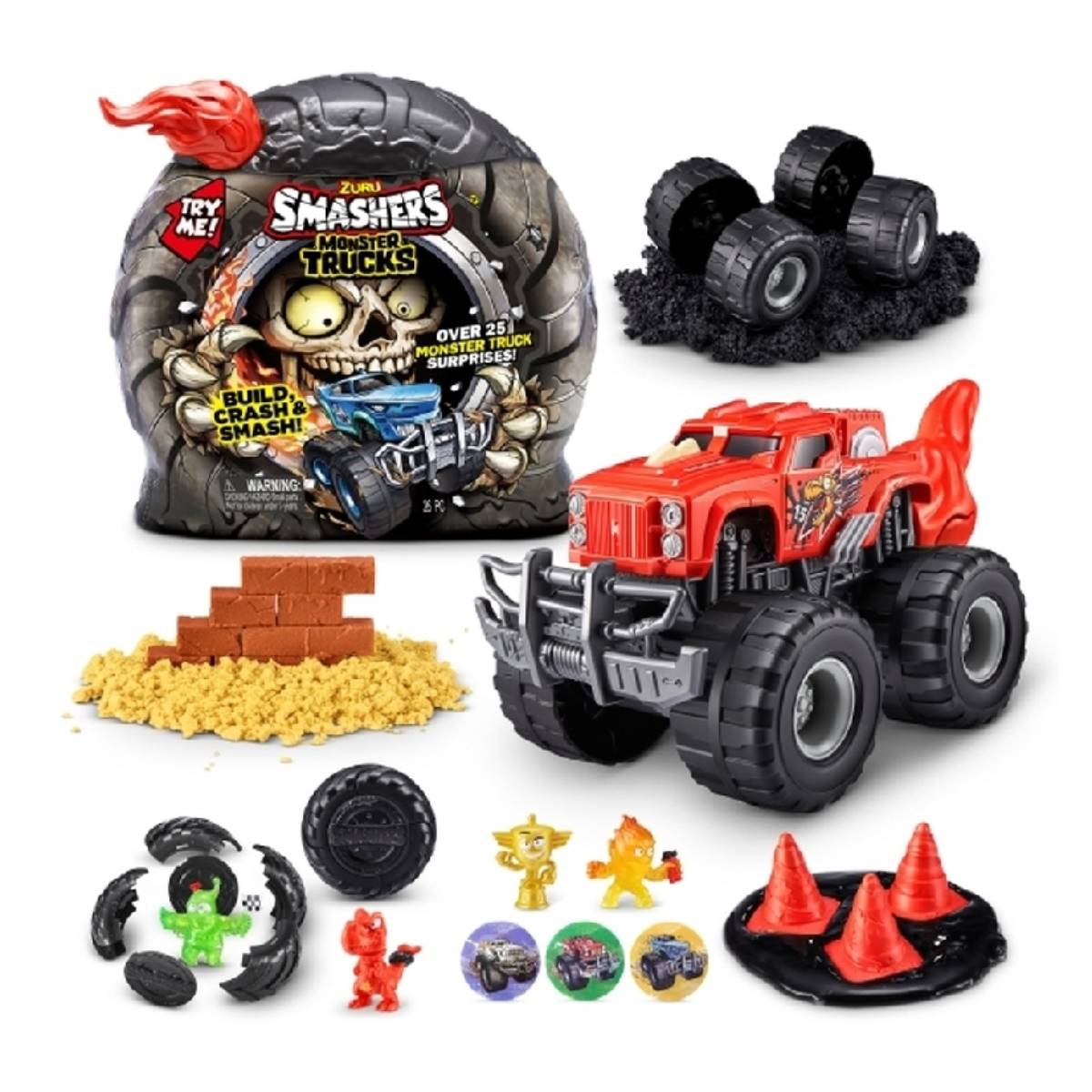 Zuru Smashers Monster Truck Surprise Toy Set (26-Piece) - Assortment