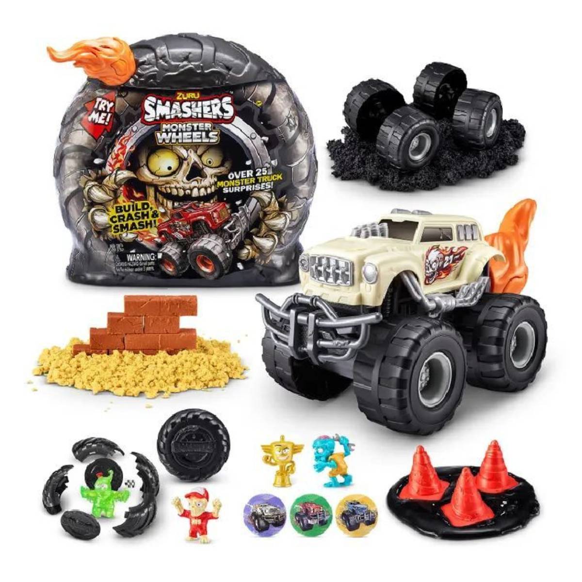 Zuru Smashers Monster Truck Surprise Toy Set (26-Piece) - Assortment