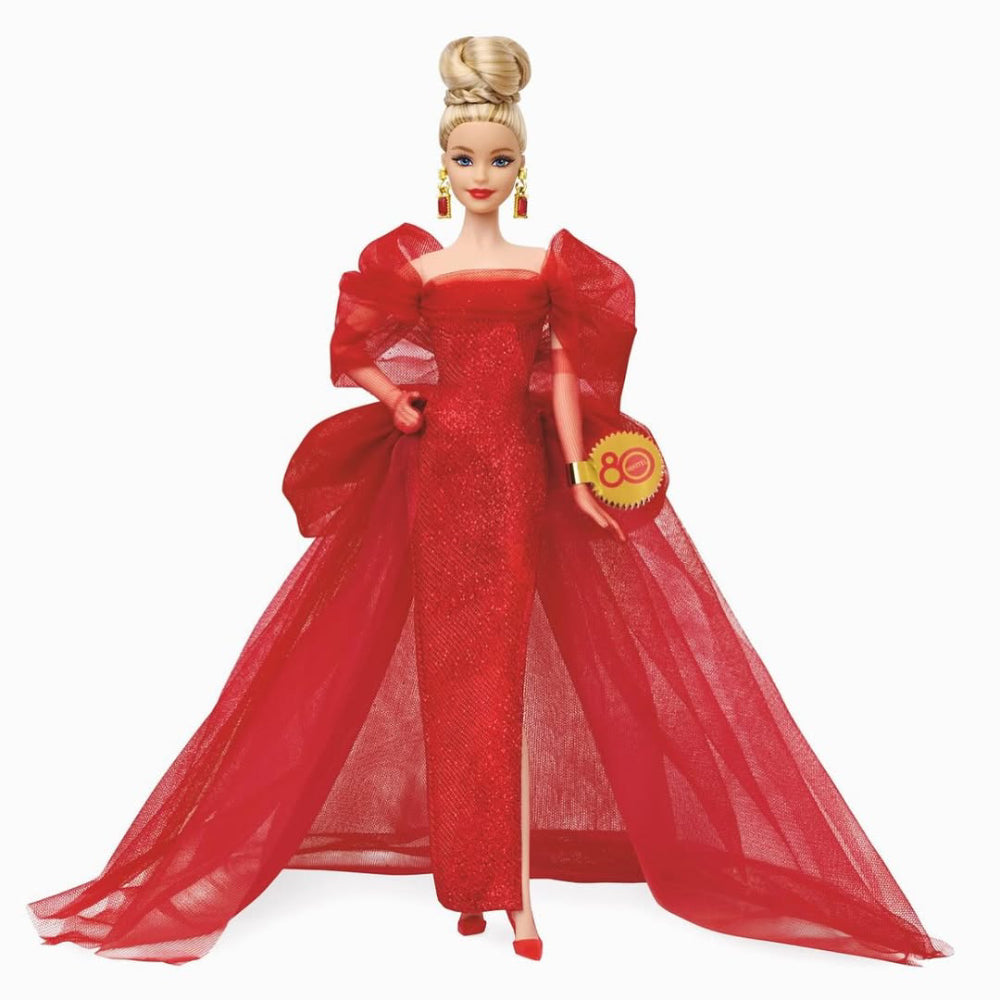 Barbie 80th Anniversary Doll - Red