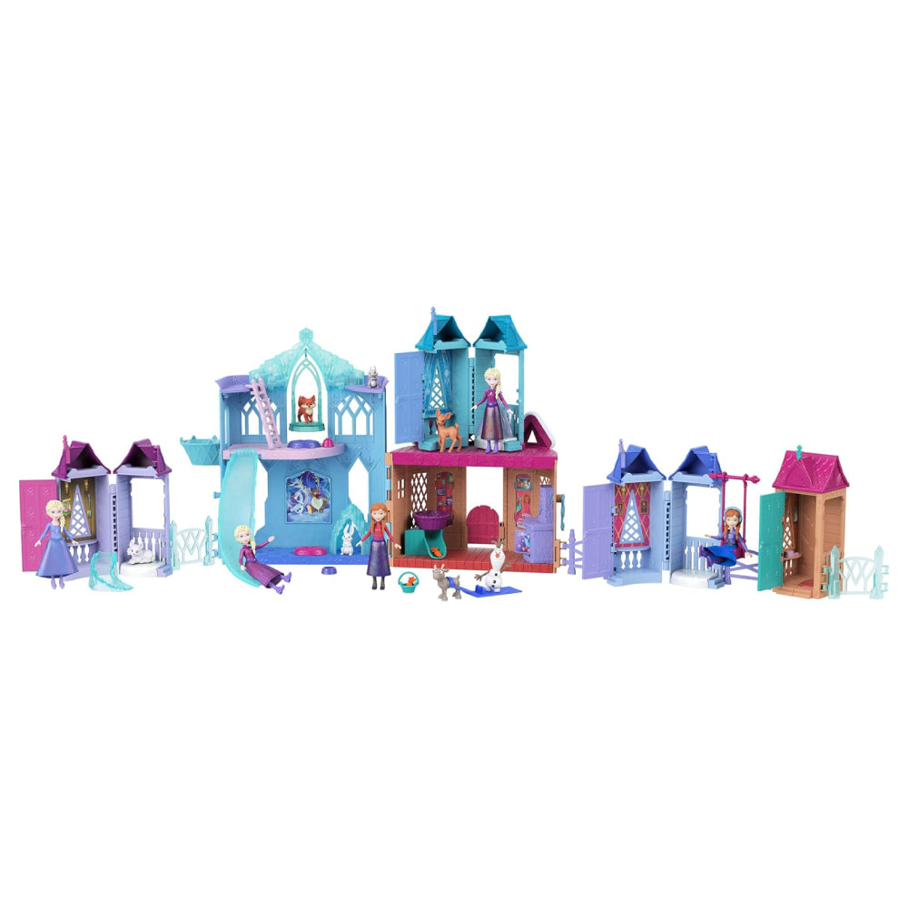 Disney Frozen Arendelle Village Stackers Playset with Small Doll