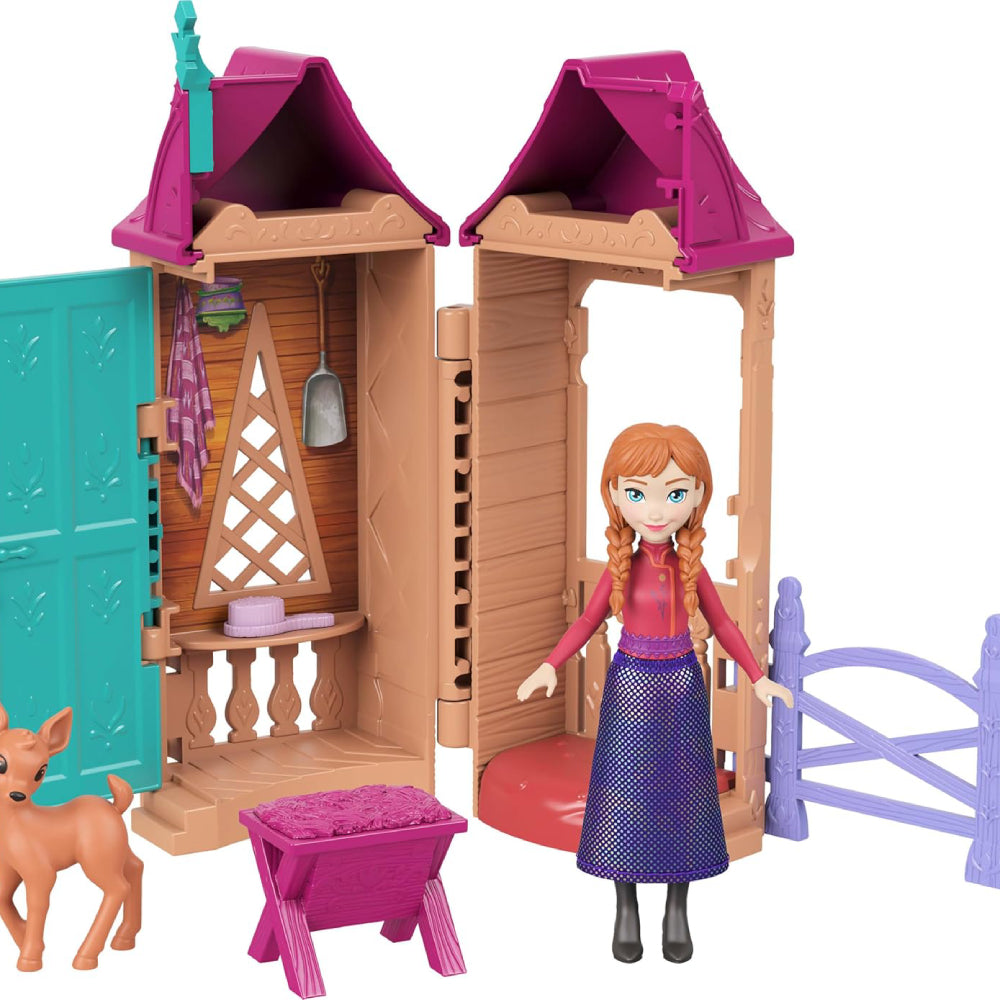 Disney Frozen Arendelle Village Stackers Playset with Small Doll