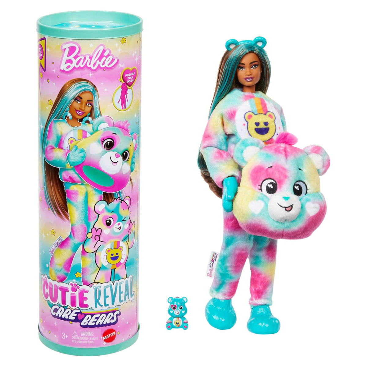 Mattel Barbie Cutie Reveal Care Bear Doll with Accessories
