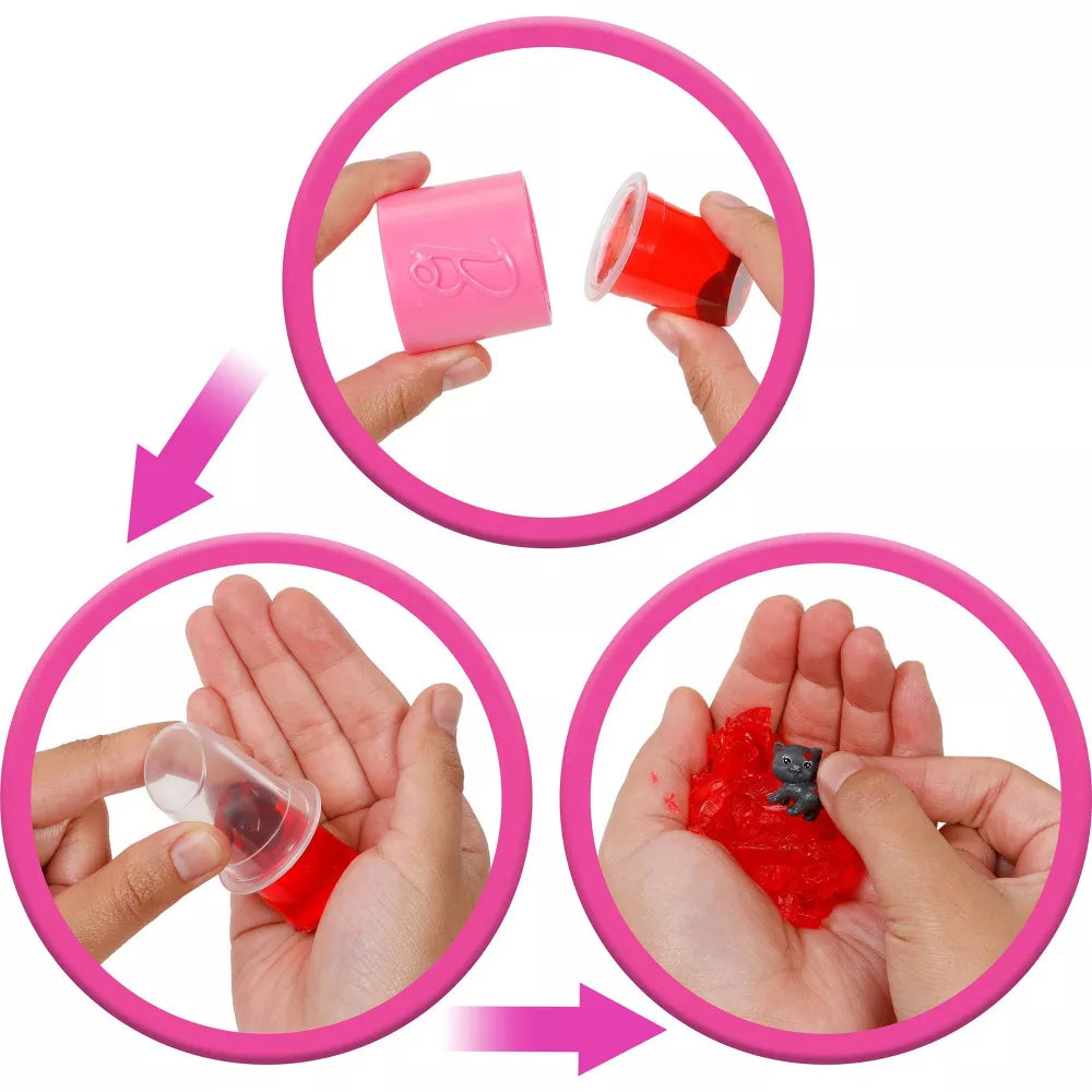 Mattel Barbie Party Unboxed Sparkle Doll with Accessories - Red