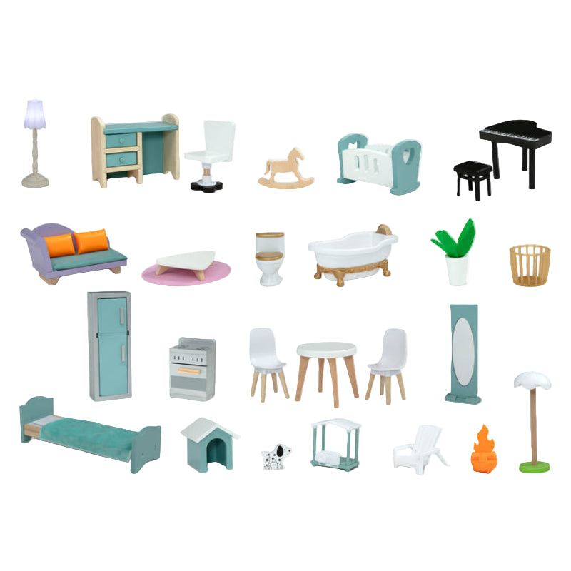 Delta Children Deluxe Maui Dollhouse with Accessories