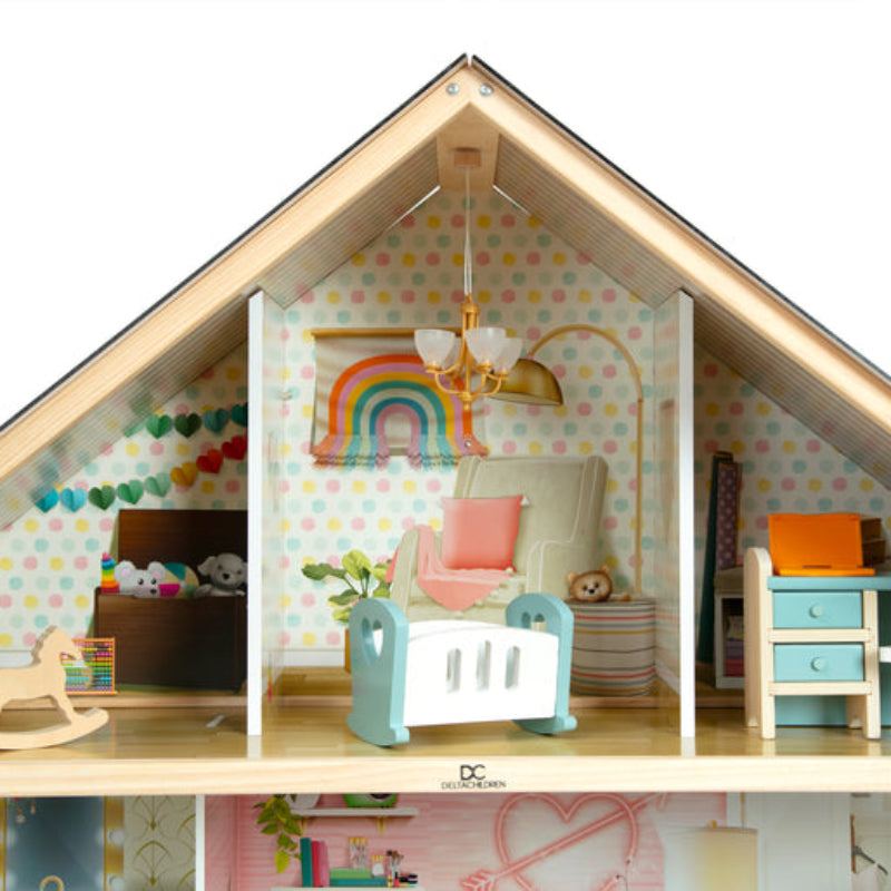 Delta Children Deluxe Maui Dollhouse with Accessories