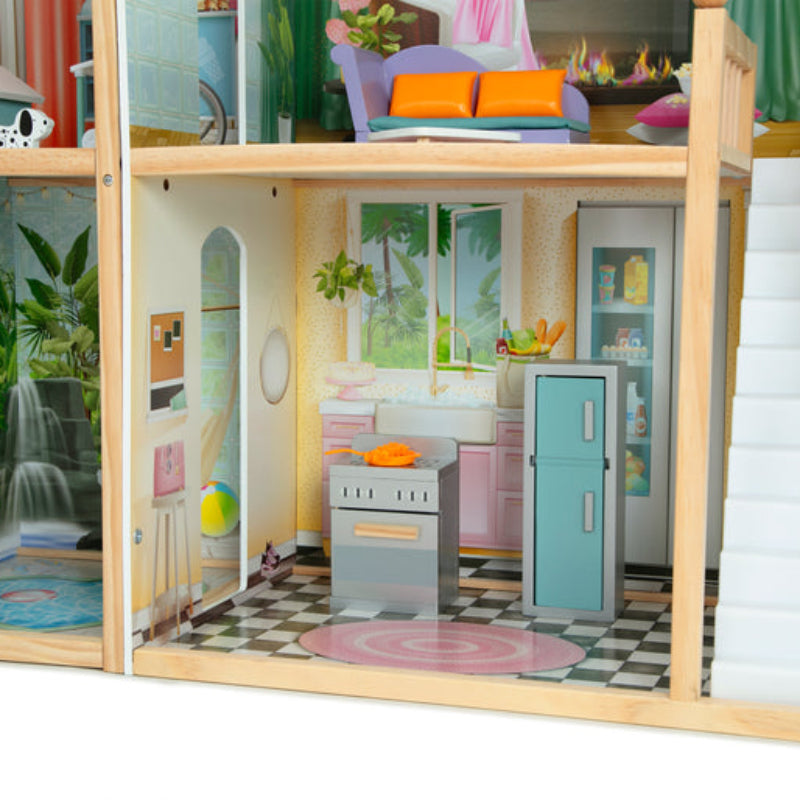 Delta Children Deluxe Maui Dollhouse with Accessories