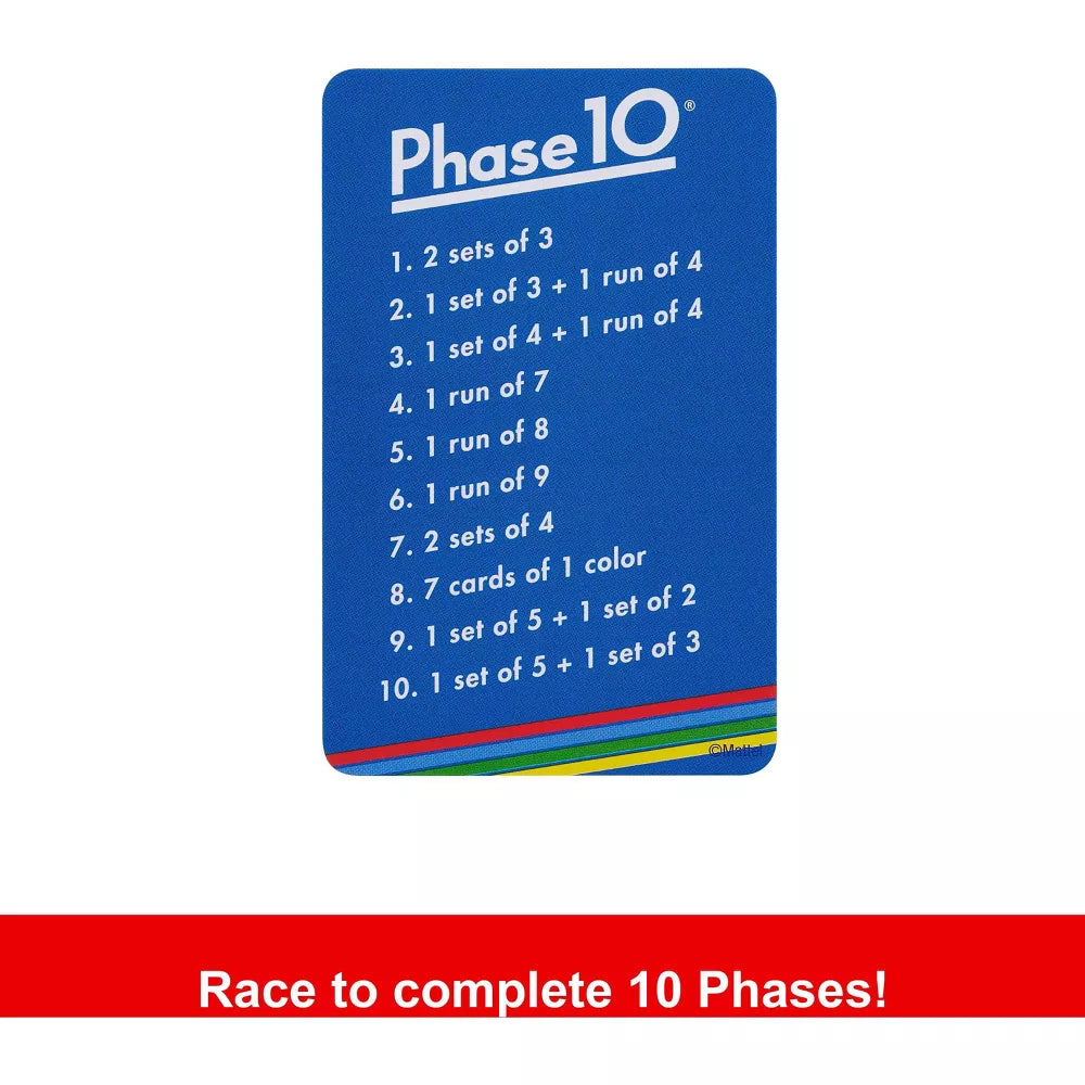 Phase 10 Card Game