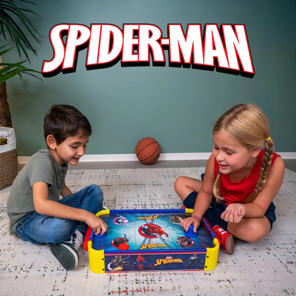 World Tech Toys Spider-Man Electronic Air Table Top Hockey Toy