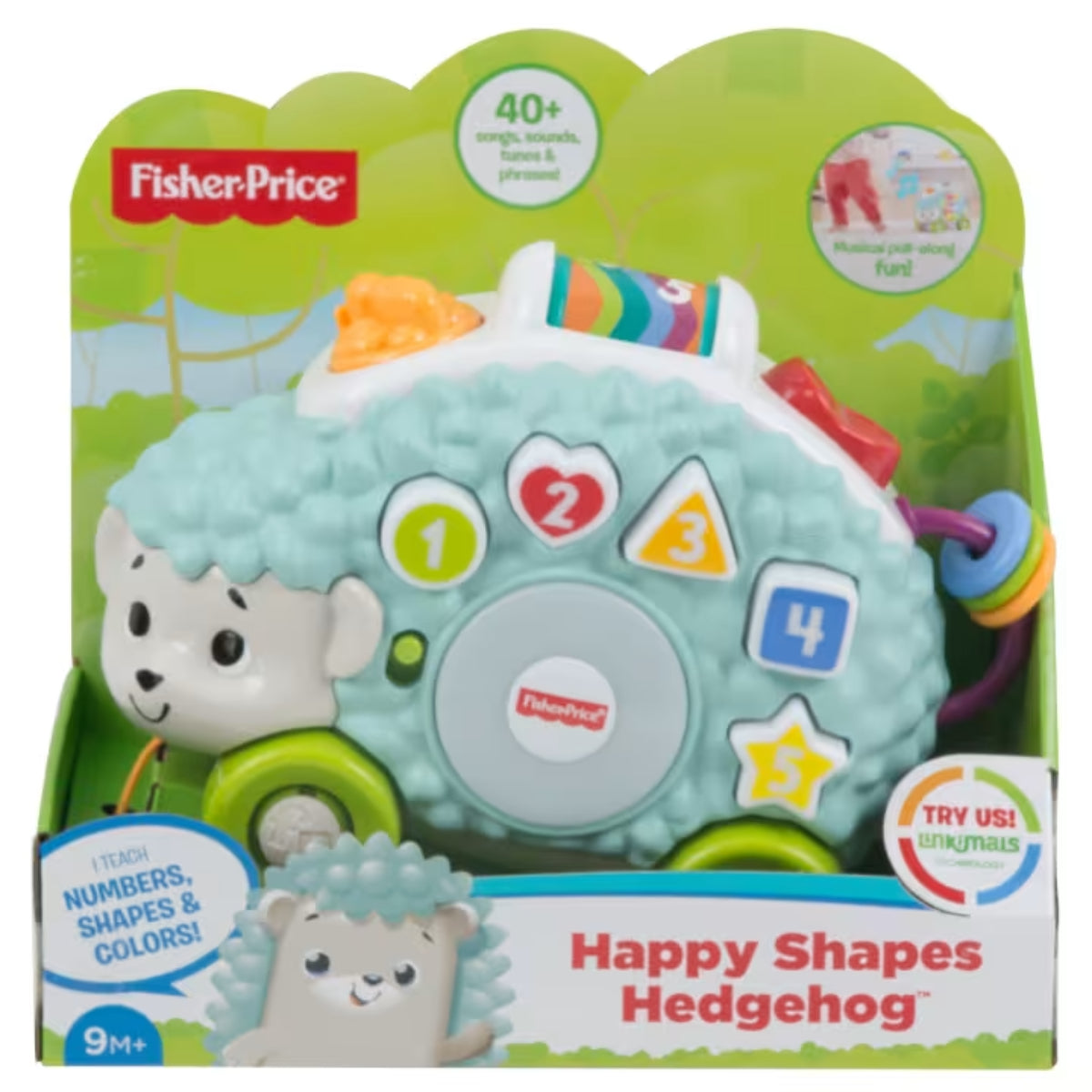 Fisher-Price Linkimals Happy Shapes Hedgehog Toy with Music and Lights