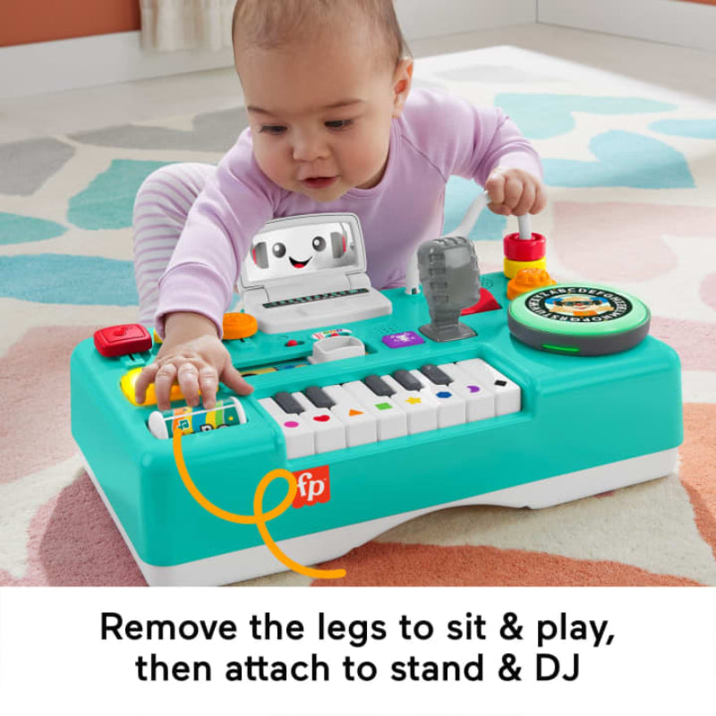 Fisher-Price Laugh & Learn Mix & Learn DJ Table with Musical Learning Toy