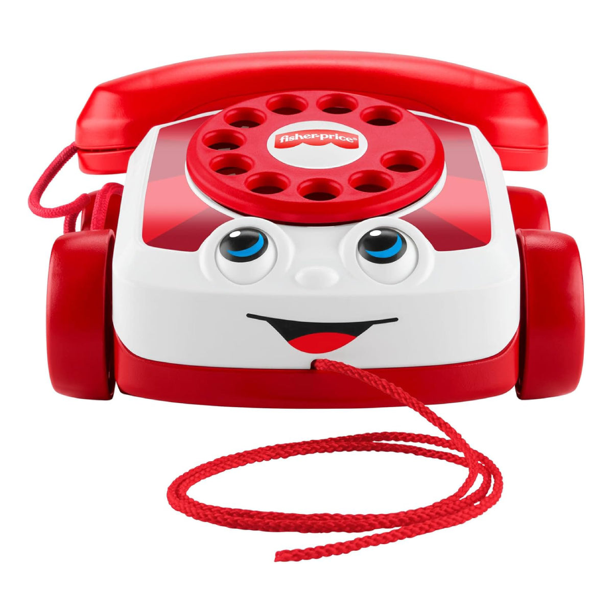 Fisher-Price Mattel 80th Anniversary Chatter Telephone Toy - Red/White