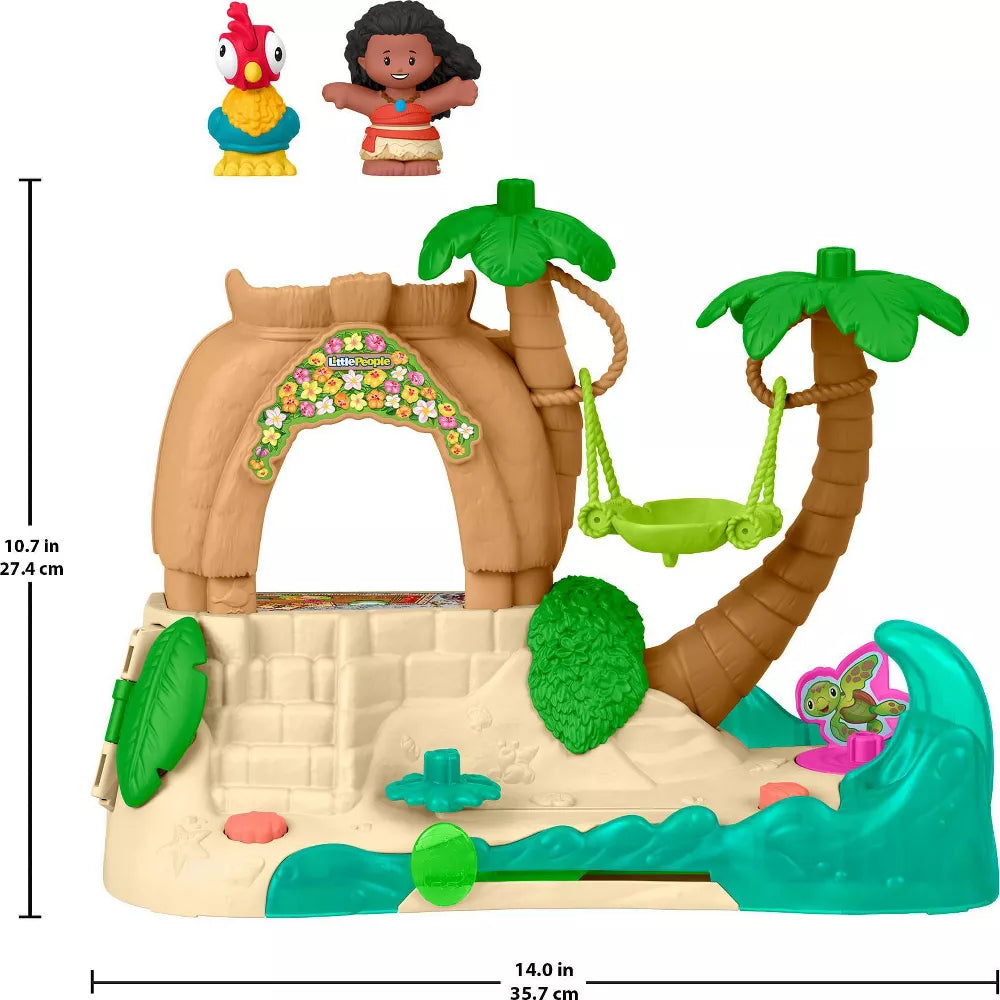 Fisher Price Little People Disney Princess Moana Deluxe Village Playset