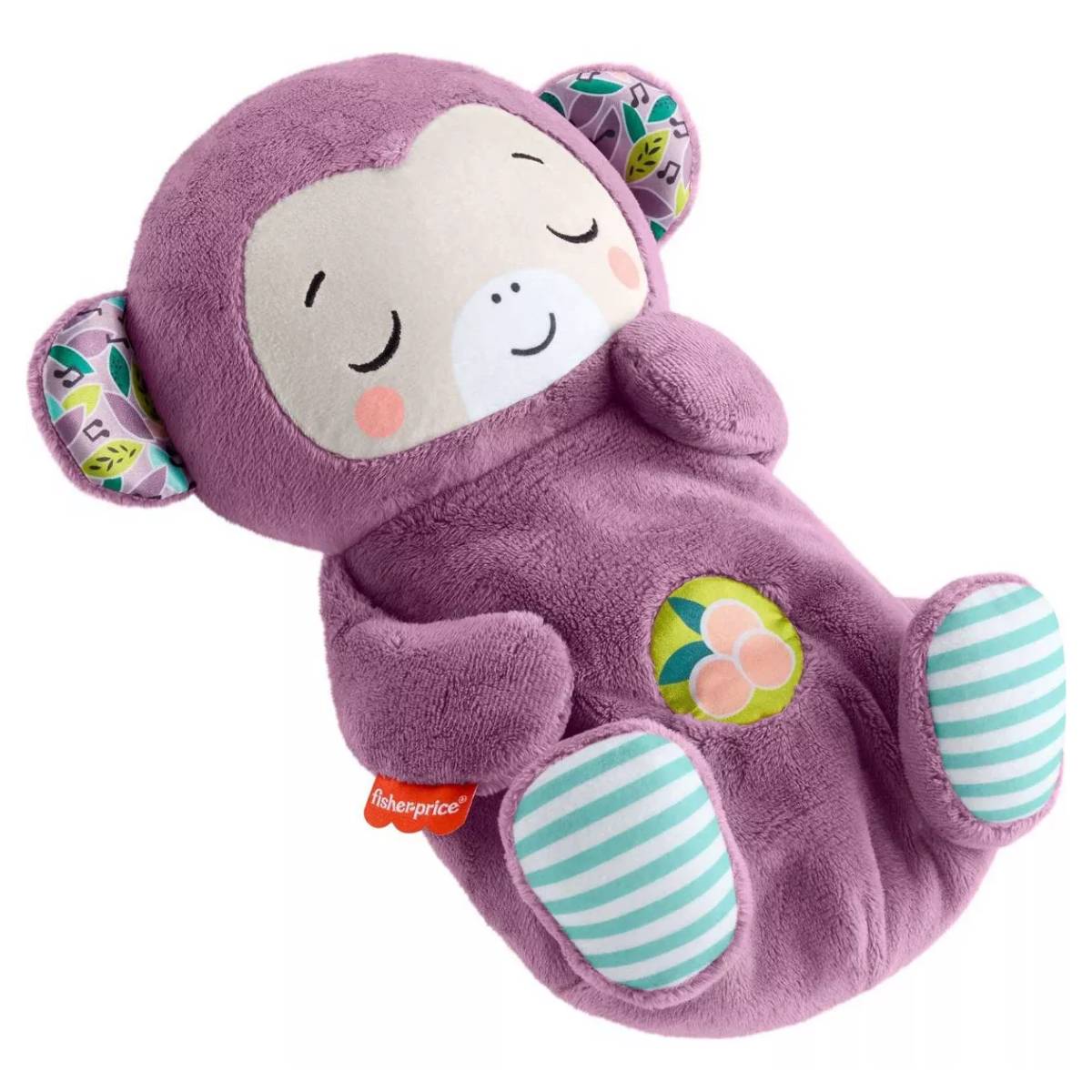 Fisher-Price Monkey Snuggle and Soother Plush Toy - Purple