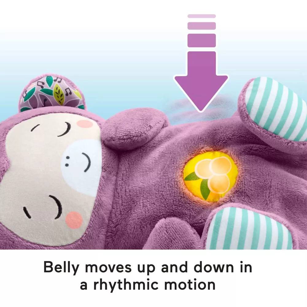 Fisher-Price Monkey Snuggle and Soother Plush Toy - Purple