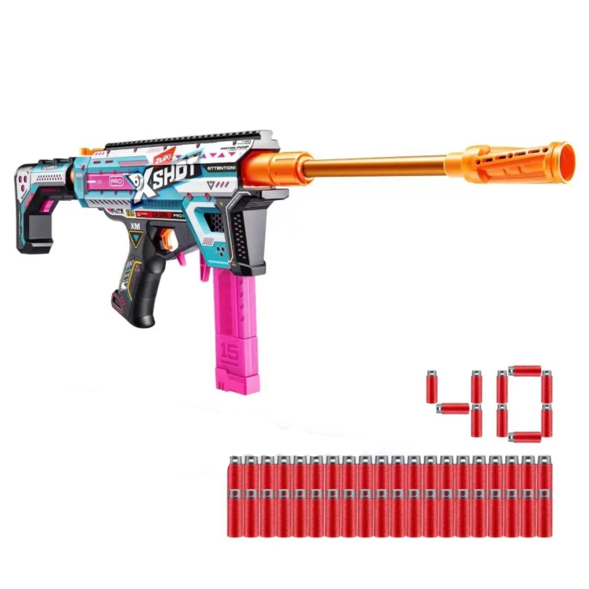 Zuru XShot Pro Motorized Blaster Toy (40-Darts)