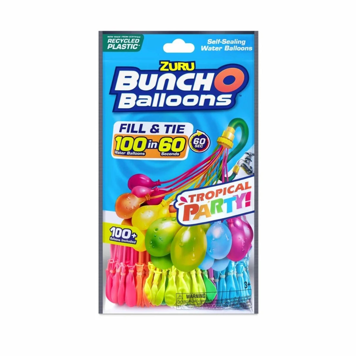 Bunch O Balloons Tropical Party Water Balloons (3-Pack)