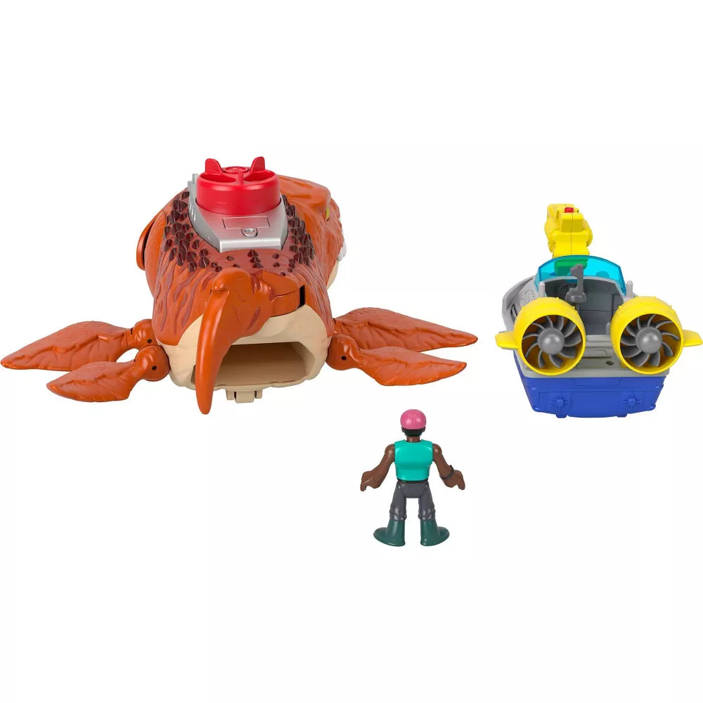 Fisher-Price Imaginext Jurassic World Rebirth Aquachomp Chase Mosasaurus Dinosaur Toy Playset