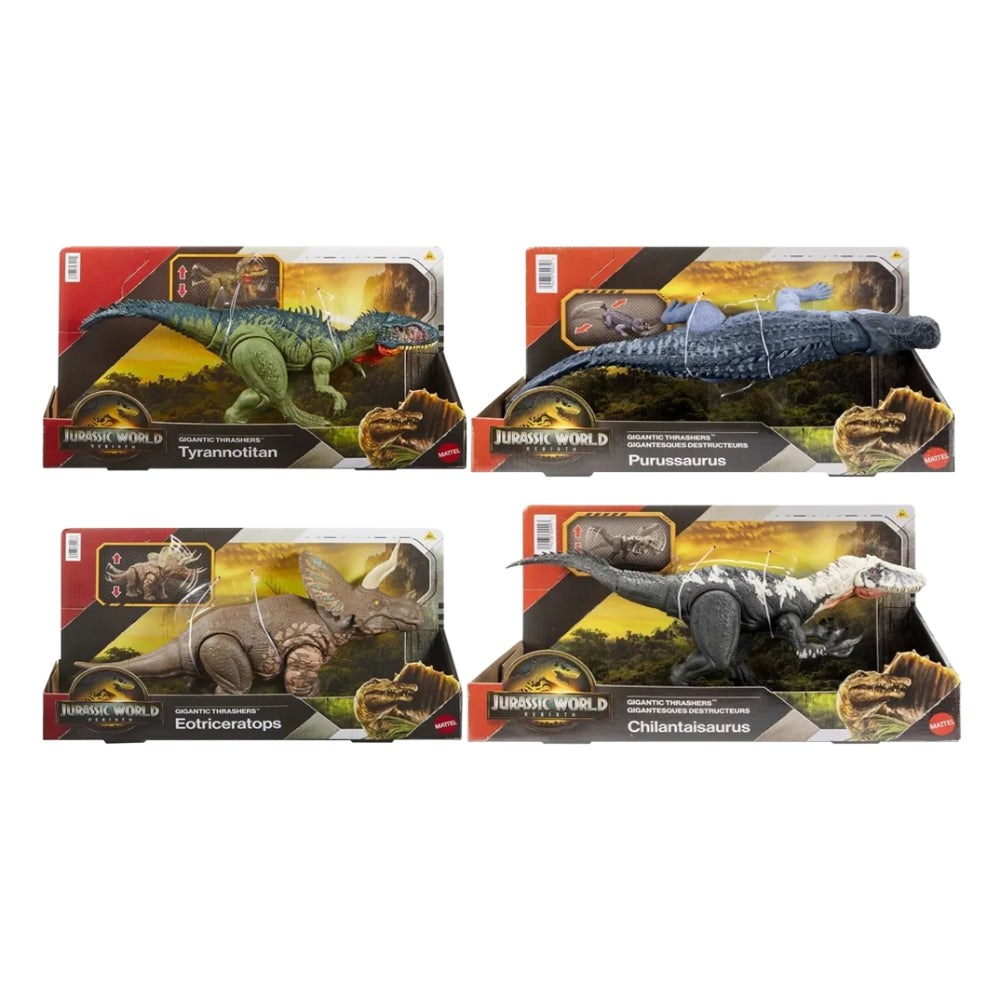 Jurassic World Rebirth Gigantic Tracker Animal Figures - Assortment