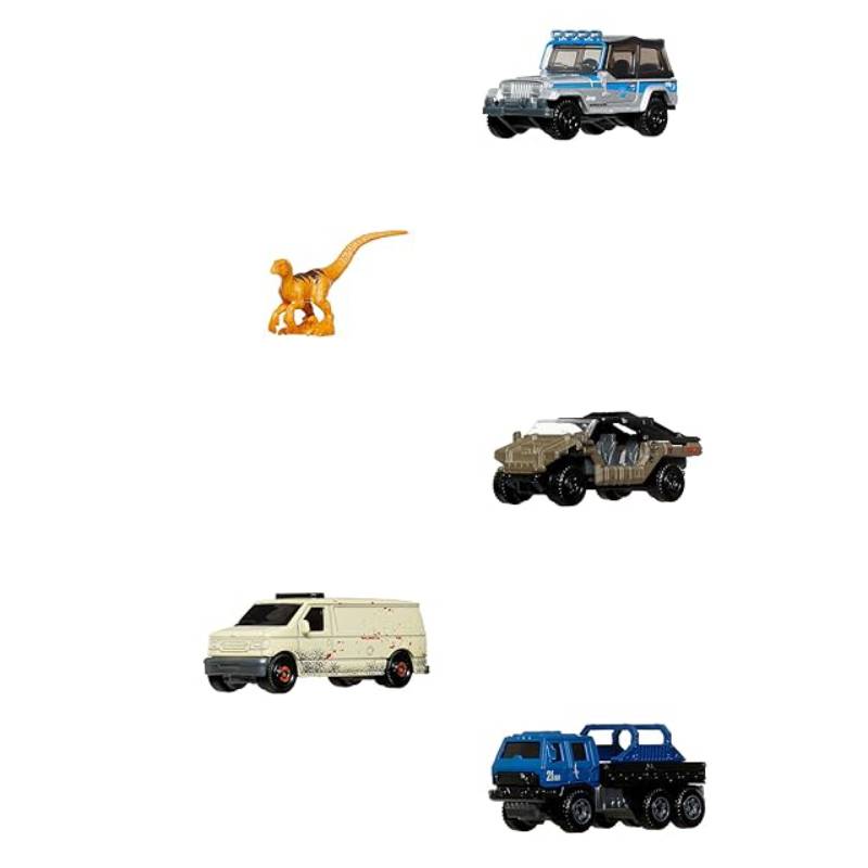 Jurassic World 1:64 Vehicles Set (5 Pack)