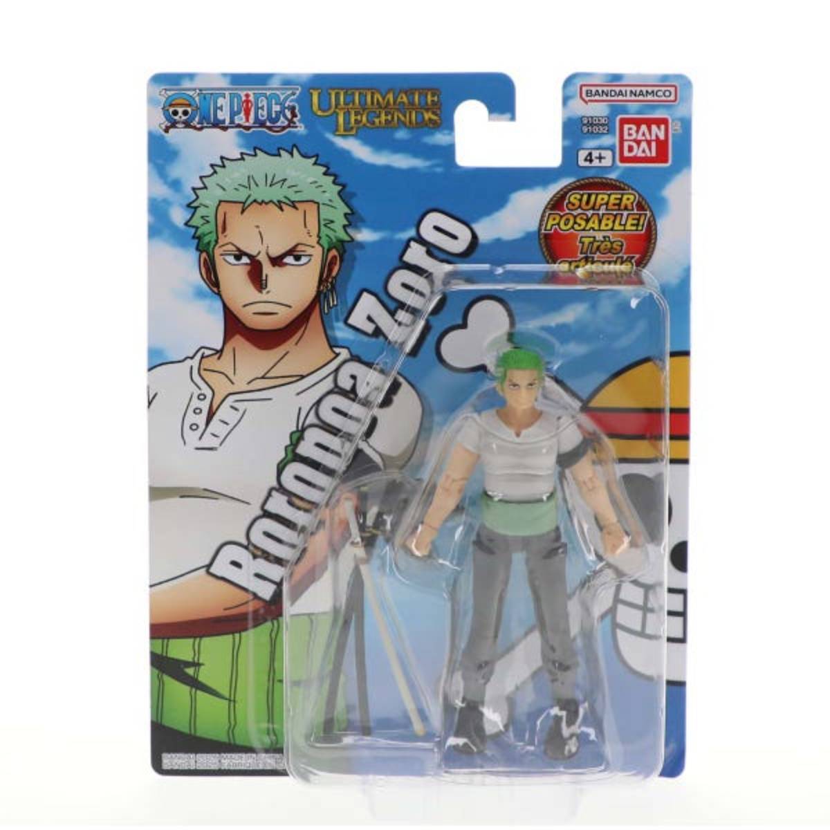 Bandai One Piece 5" Zoro Roronoa Action Figure