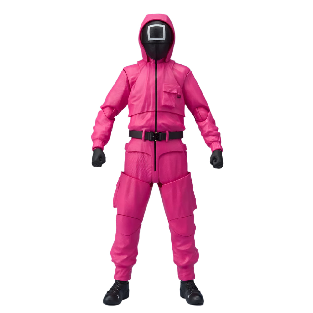 Bandai Squid Game 5.7" Masked Worker/Masked Manager Action Figure - Pink