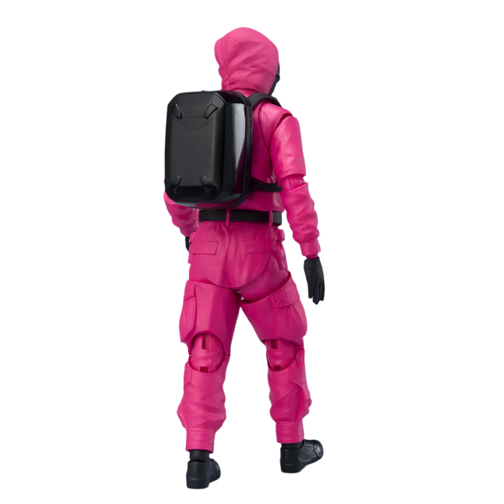 Bandai Squid Game 5.7" Masked Worker/Masked Manager Action Figure - Pink
