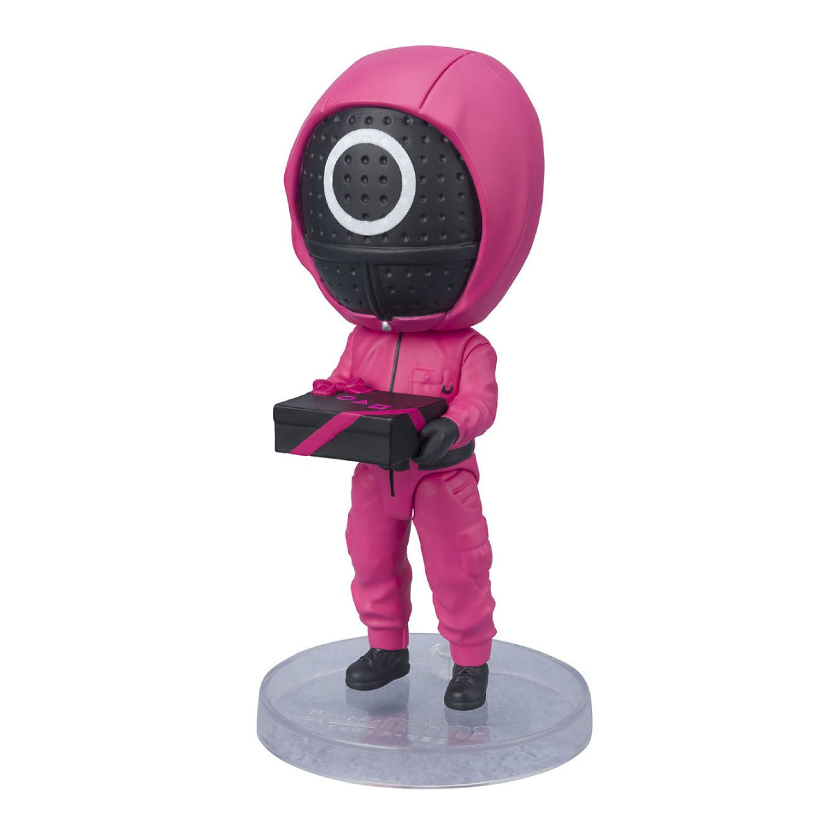 Bandai Squid Game 3.5" Masked Worker Mini Action Figure - Pink