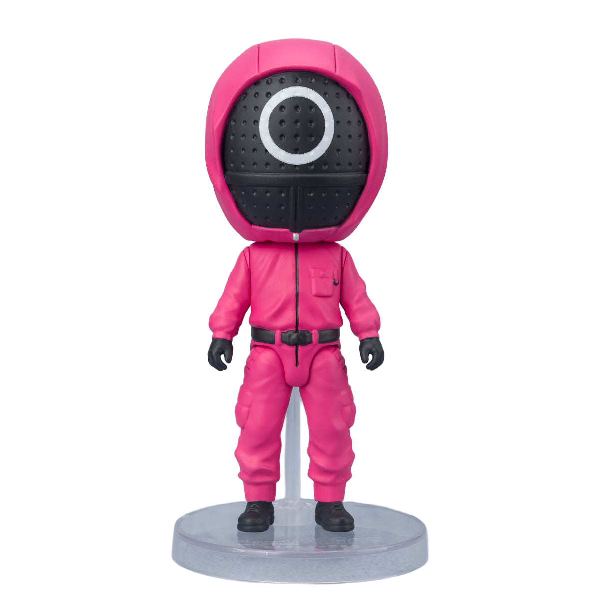 Bandai Squid Game 3.5" Masked Worker Mini Action Figure - Pink