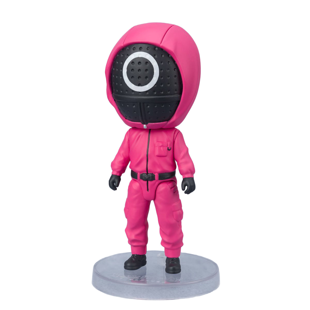 Bandai Squid Game 3.5" Masked Worker Mini Action Figure - Pink