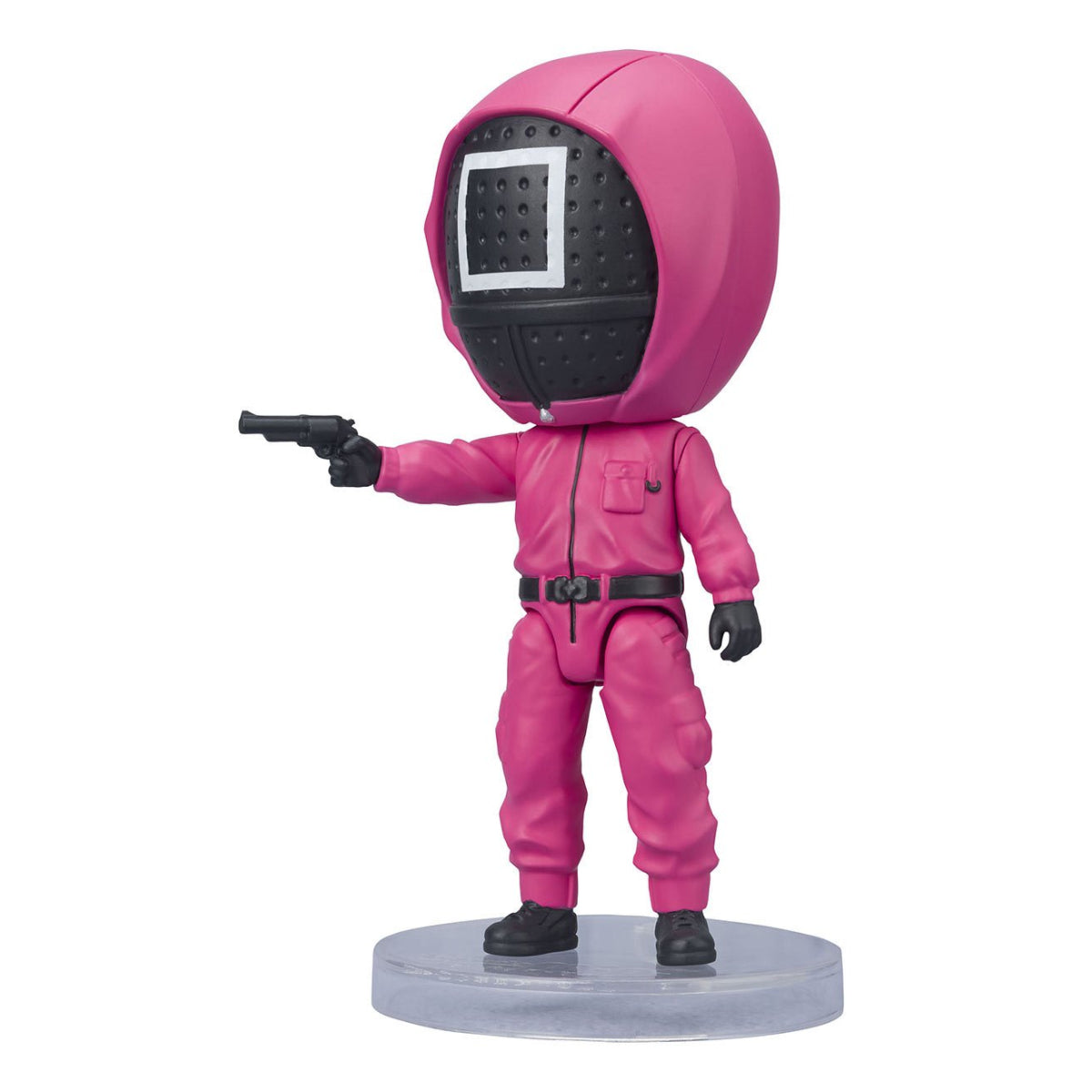 Bandai Squid Game 3.5" Masked Manager Mini Action Figure - Pink
