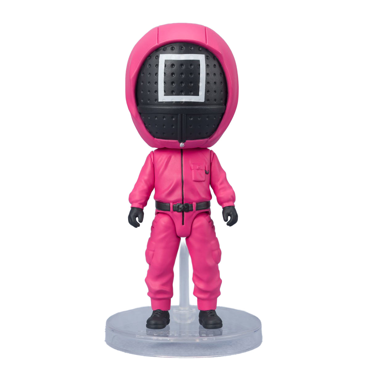 Bandai Squid Game 3.5" Masked Manager Mini Action Figure - Pink