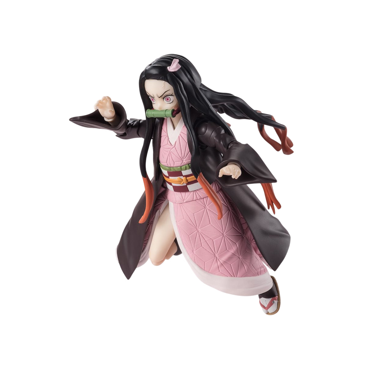 Bandai Demon Slayer 5.1" Nezuko Kamado Action Figure - Black/Pink