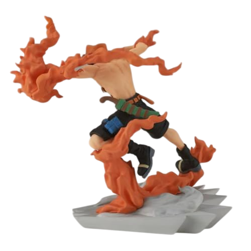 Bandai Namco Banpresto Senkozekkei Portgas D. Ace 'One Piece' 3.5" Action Figure – Orange