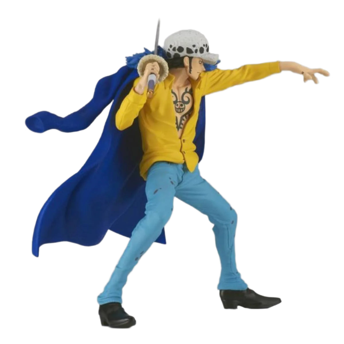 Bandai Banpresto One Piece 6.3" Trafalgar Law Action Figure - Blue/Yellow