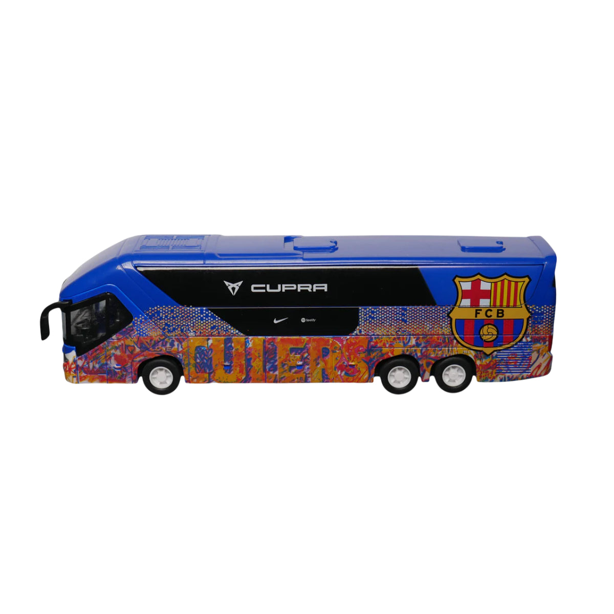 Banbo FC Barcelona Soccer Team Tour Bus Toys - Blue