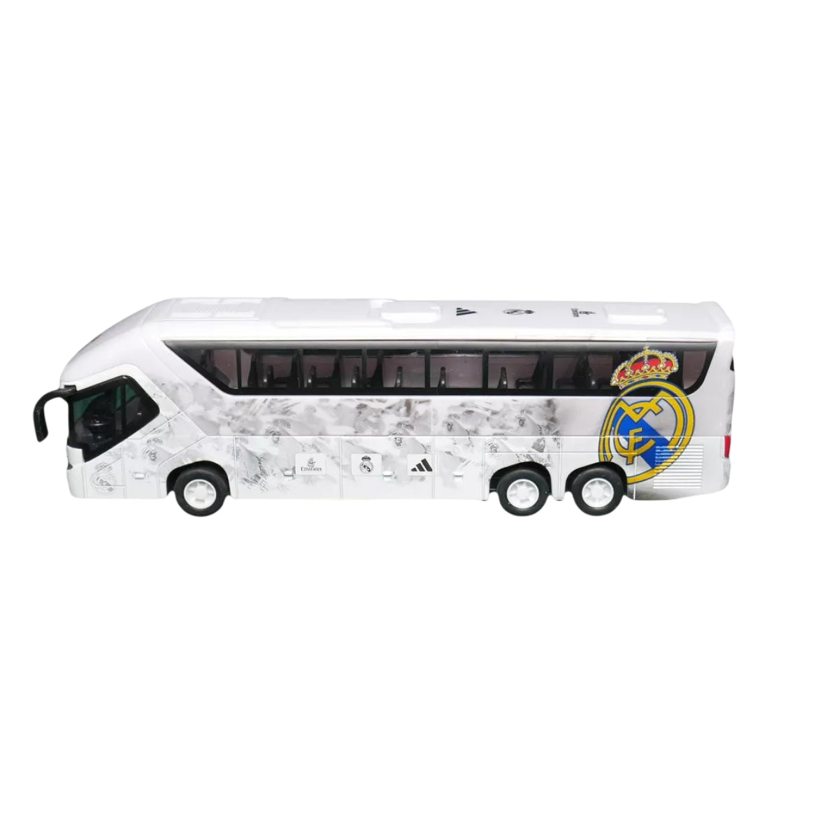 Banbo FC Real Madrid Soccer Team Tour Bus Toys - White