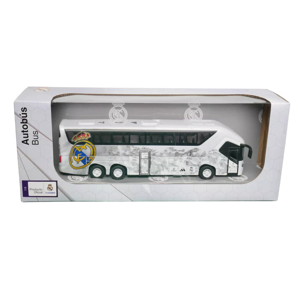 Banbo FC Real Madrid Soccer Team Tour Bus Toys - White