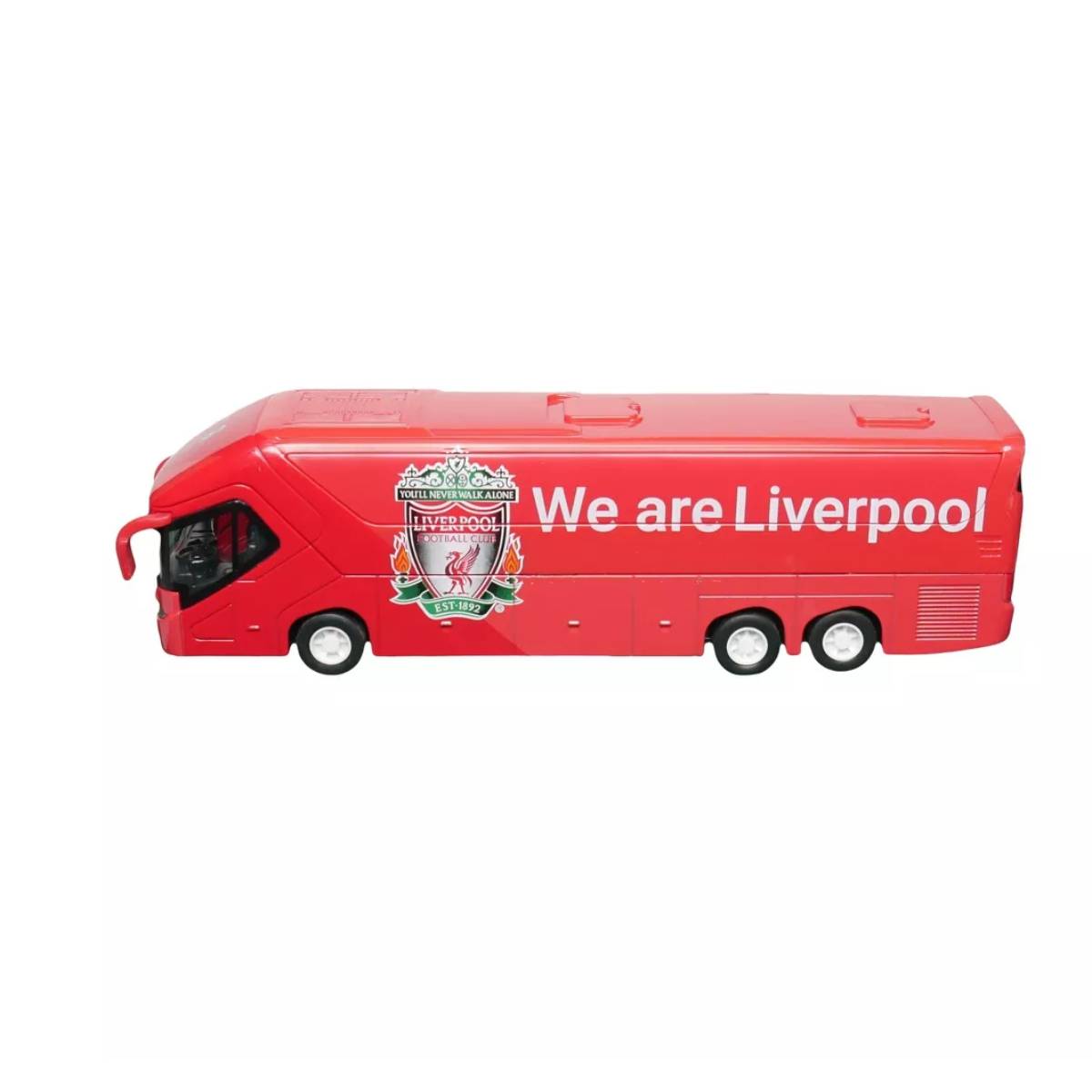 BanboToys Soccer Tour Liverpool Bus - Red
