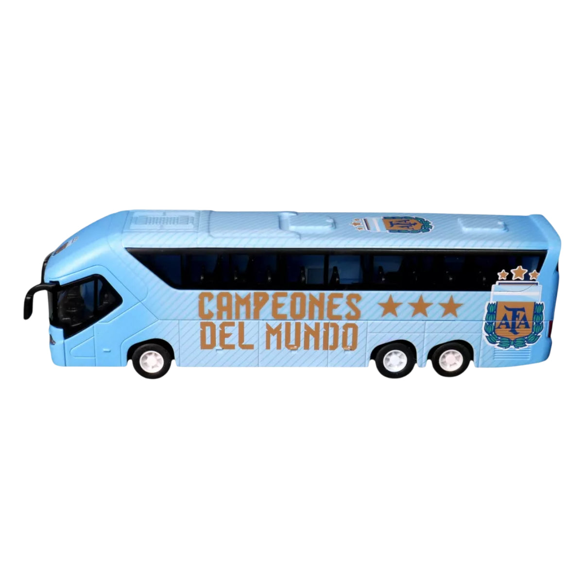 Banbo Argentina Soccer Team Tour Bus Toy - Blue