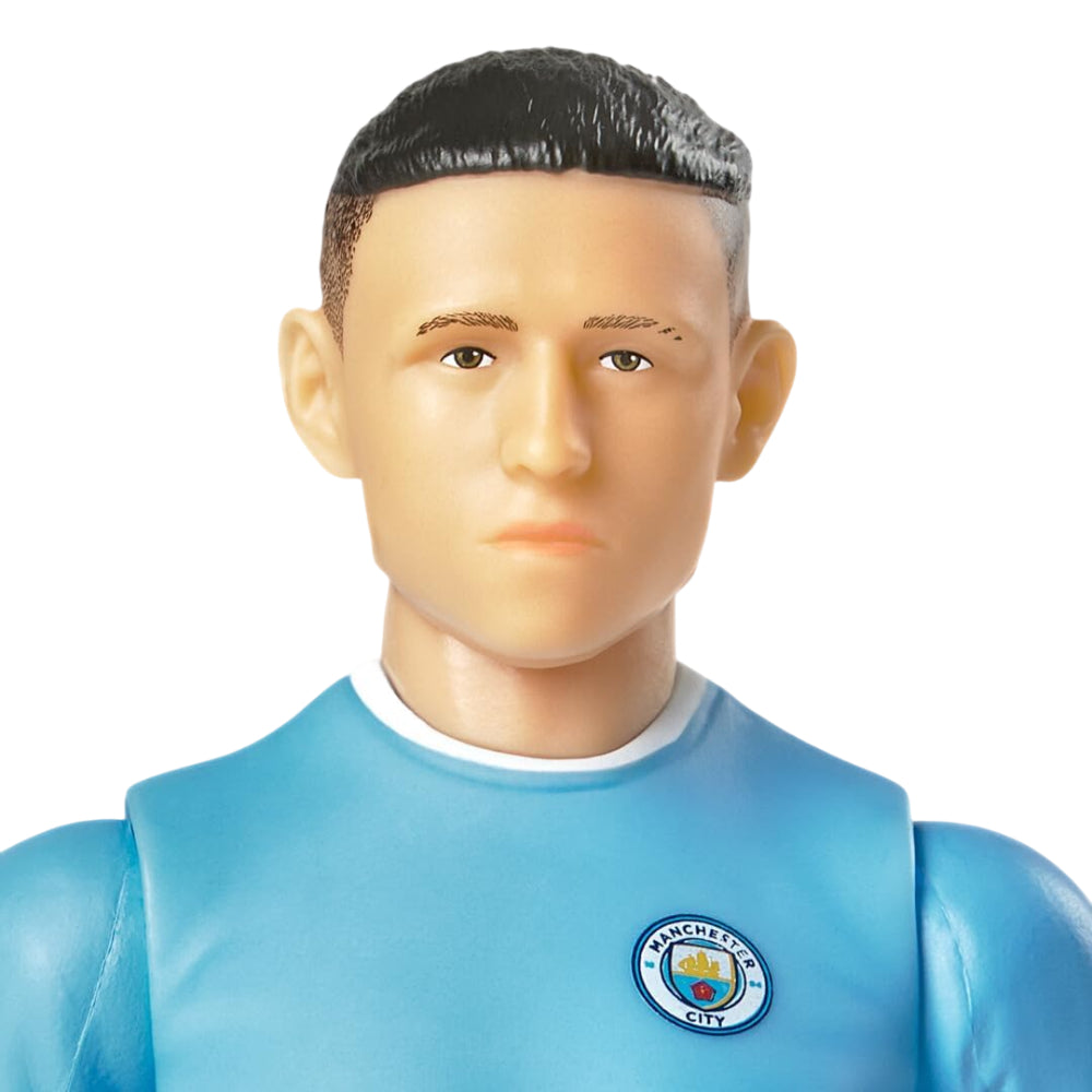 BanboToys Manchester City Foden 8" Collectible Soccer Action Figure - Blue/White