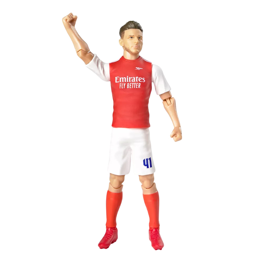 BanboToys Arsenal Declan Rice 8" Collectible Soccer Action Figure - Red/White
