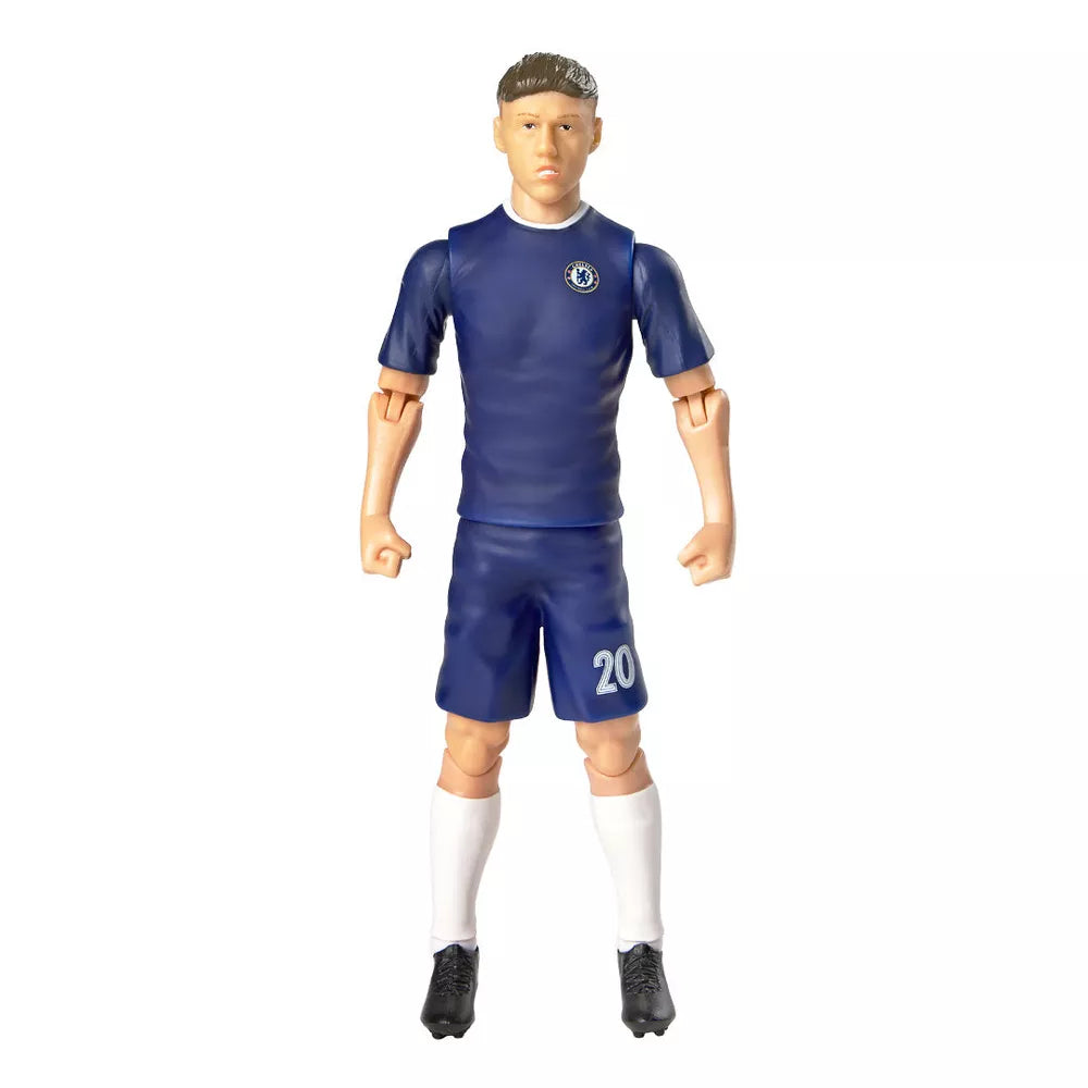 BanboToys Chelsea Cole Palmer 8" Collectible Soccer Action Figure - Blue