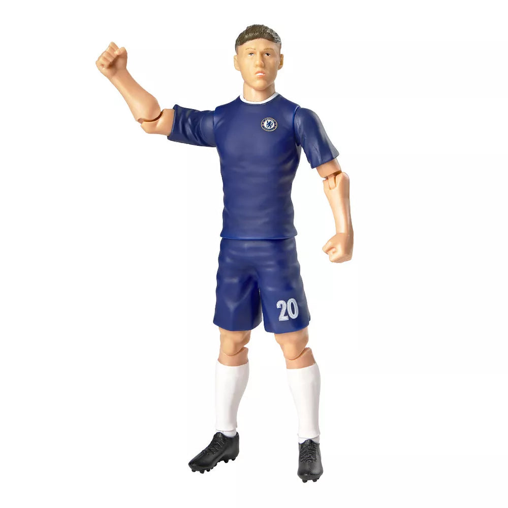 BanboToys Chelsea Cole Palmer 8" Collectible Soccer Action Figure - Blue